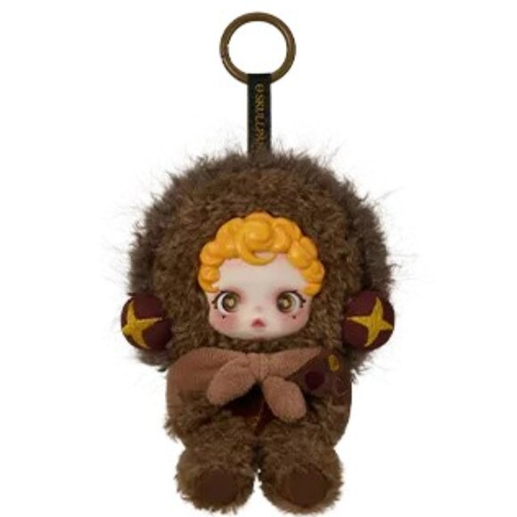 POP MART Accessories - POP MART SKULLPANDA You Found Me! Series Plush Doll Pendant "Sneaky Chestnut"